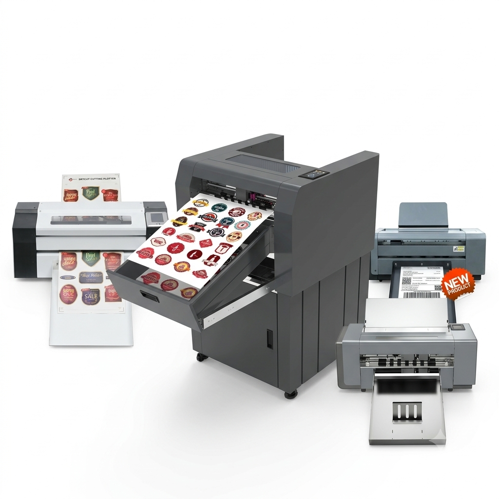 Auto feeder sticker cutting machine feeding label sheets