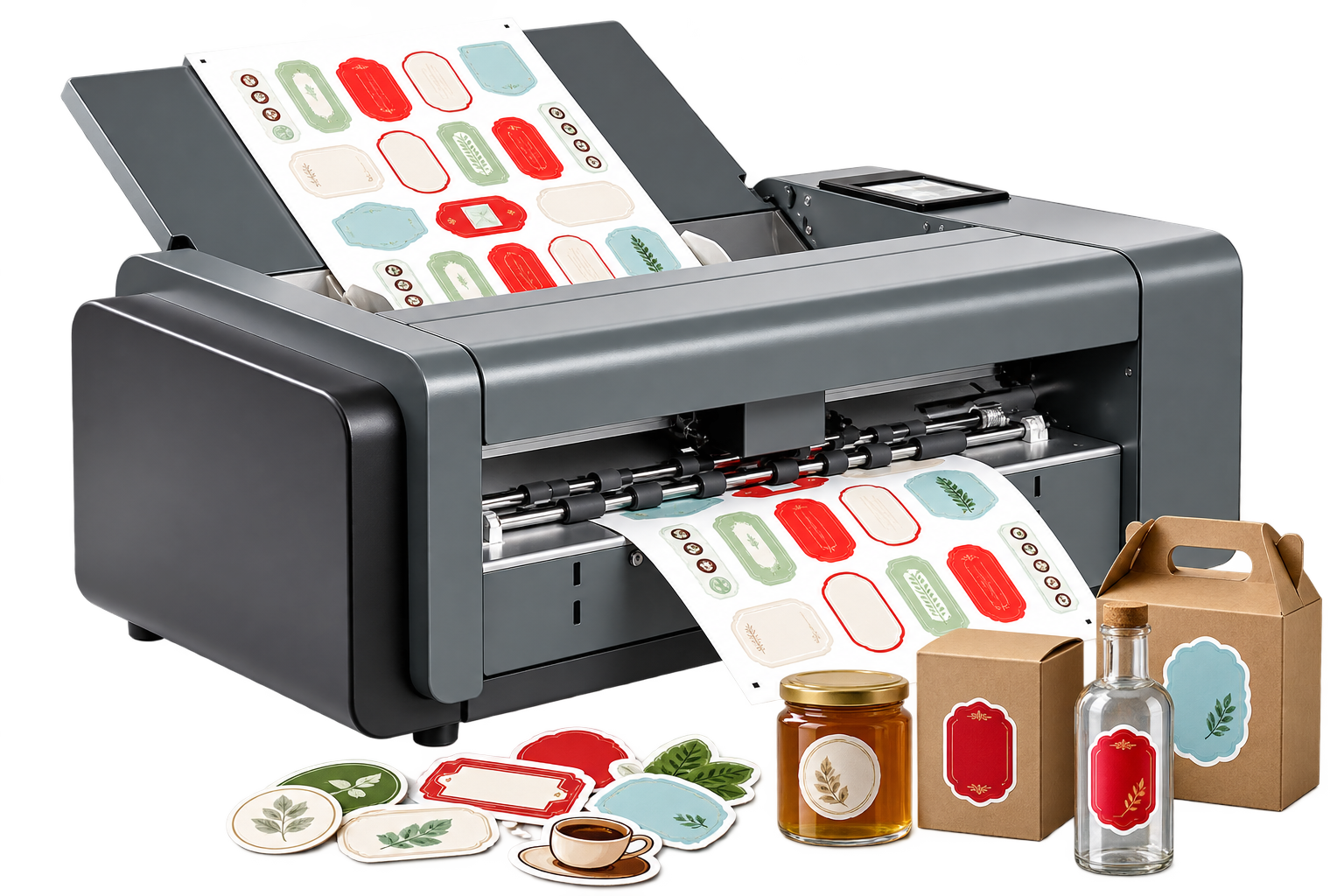 Sticker sheets feeding an auto-feeder plotter