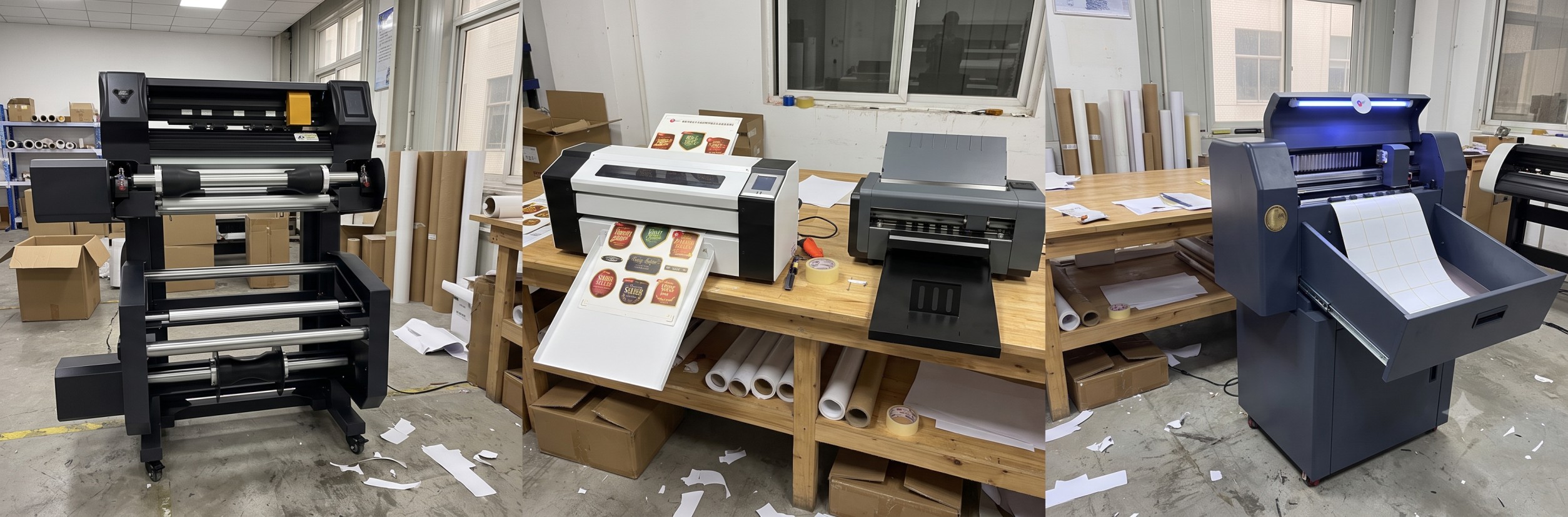 auto feeder cutting plotter feeding vinyl roll automatically with take-up reel