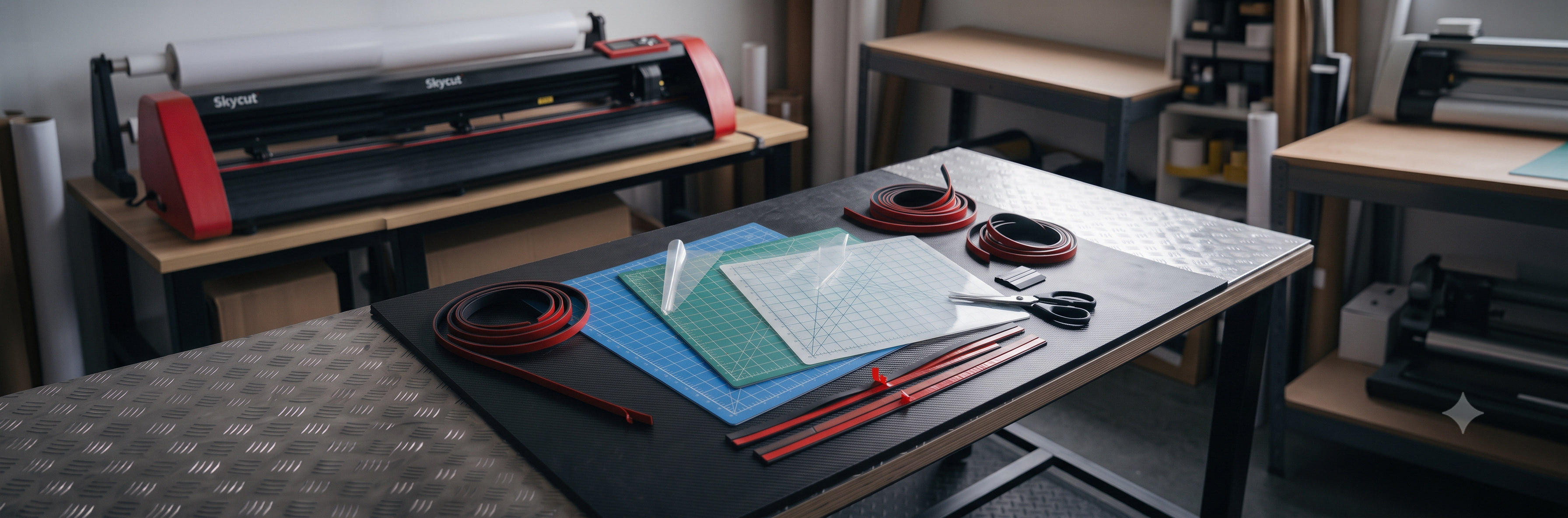 Skycut cutting strip and cutting mat for vinyl cutter