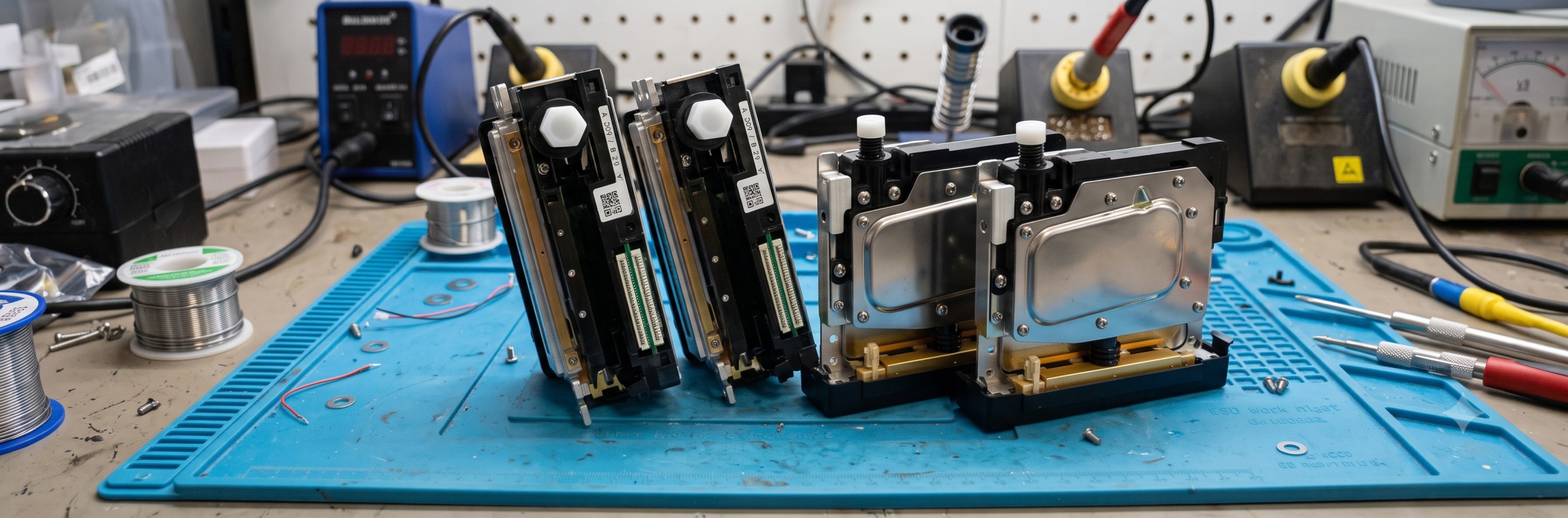 Seiko SPT-508 and GS printheads for finer solvent printing