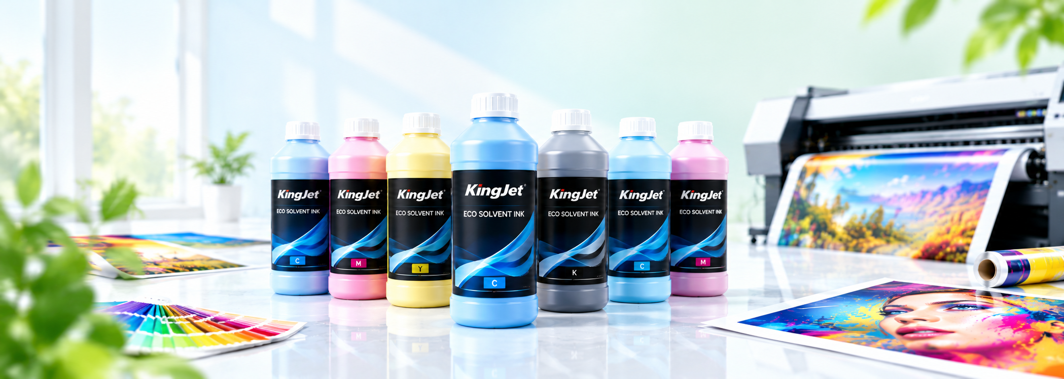 eco solvent ink printing vinyl posters